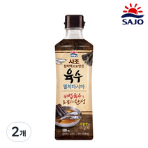 사조 멸치다시마 육수, 500ml, 2개