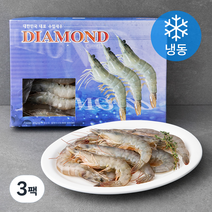 다이아몬드 흰다리새우 16-20마리 (냉동), 500g(M), 3팩