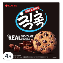 롯데제과 칙촉 오리지날, 180g, 4개