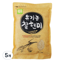 광복농산 유기농 찰현미, 1.5kg, 5개