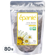 에빠니 유기농 캐모마일 삼각 허브차, 1.5g, 20개입, 4개