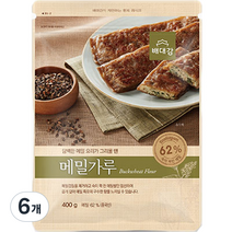 배대감 메밀가루, 400g, 6개