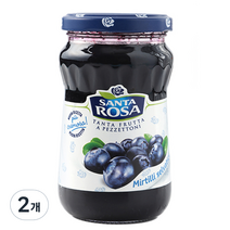 산타로사 블루베리잼, 350g, 2개