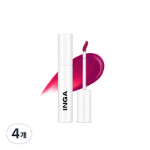 잉가 워터 글로우 립 틴트 4.5g, 위키드, 4개