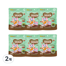 뽀로로펫 고양이 간식 크런치캣 150g x 6p, 2개, 소고기 + 클로로필 혼합맛