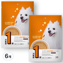 천군맘마 강아지 시니어 닭고기황태 습식사료, 닭, 120g, 6개