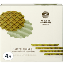 오설록 프리미엄 녹차와플, 72g, 4개