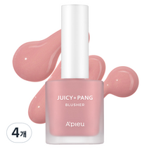 어퓨 과즙팡 워터 블러셔 8g, PK03 내마음을구아바, 4개