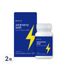 자연지애 슈퍼 엠 아르기닌 66000 108g, 2개