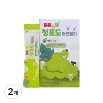 아람농장 튼튼플랜 청포도 아연젤리 20p, 400g, 2개