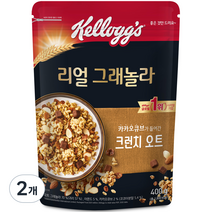 리얼 그래놀라 크런치오트, 2개, 400g