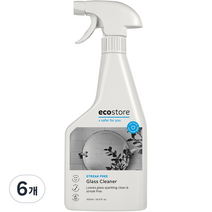 에코스토어 울트라 센서티브 글라스&표면클리너 무향, 500ml, 6개