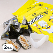만전김 삼각김밥김 20개입 + 리필 40개입 + 삼각김밥 성형틀, 2세트
