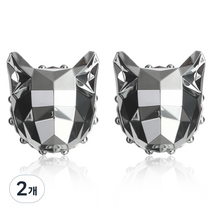 디캣 차량용 방향제 클립형 128 쉐리 실버, 2개, 128쉐리