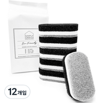 심플리까사 우레탄 스폰지 수세미, 12개입