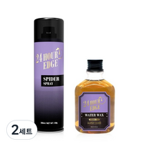 에빈 엣지 그루밍 토닉 워터왁스 슈퍼하드 160ml + 스파디어 스프레이 200ml 세트, 2세트