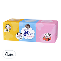 샤워메이트 말랑카우 버블 배쓰밤 3종 세트, 80g, 4세트
