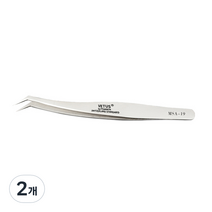비투스 속눈썹 연장 핀셋 고급형 MSA-18, 혼합색상, 2개