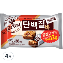 닥터유 한입쏙 단백질바, 380g, 4개