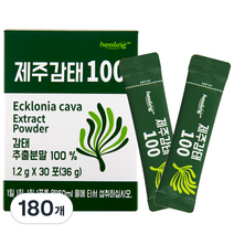 힐링 제주감태100 추출 건강 분말, 180개, 1.2g