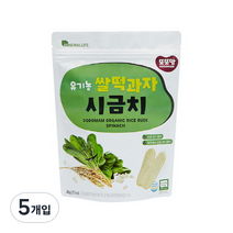 또또맘 유기농 쌀떡과자 20g, 시금치, 5개입