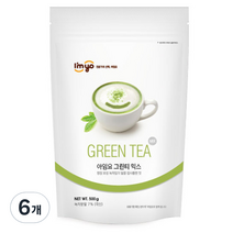 아임요 그린티 믹스 파우더, 500g, 1개입, 6개