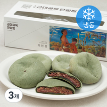근대골목단팥빵 쑥아빵 5개입 (냉동), 550g, 3개