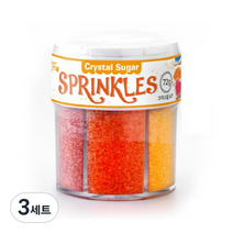브레드가든 크리스탈 슈가 스프링클 6종 세트, 72g, 3세트