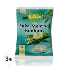[비오데타] 비오데타 유기농 유칼립투스 멘톨향 캔디, 75g, 3개