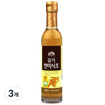 오가닉스토리 유기 현미식초, 300ml, 3개