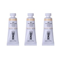 신한에쎈스 아크릴 컬러 물감 Tube A 시리즈 파인 너트 옐로 3p, 1색, 50ml