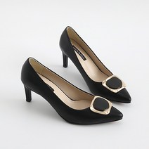 잭앤질 여성용 수제화 골드장식 펌프스 7cm JA2132