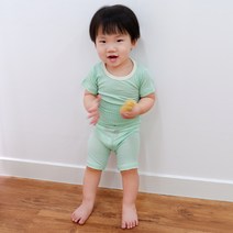 더맨디 아동용 썸머젤라또 반팔 배앓이방지 실내복