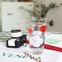 로마네 도낫도낫 롱 글라스컵 400ml, 퍼피, 1개