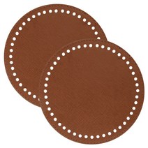 브랜드얀 가방바닥 원형 1호 2p, 다크브라운