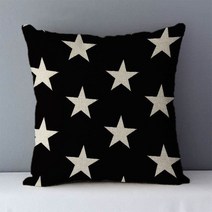 블랙 앤 화이트 쿠션커버