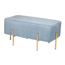 도리퍼니처 헤이즐 2인 벨벳 스툴, 블루