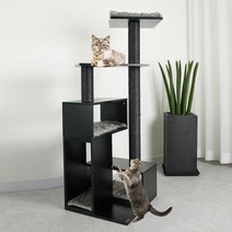 딩동펫 고양이 시크 캣타워 큐브형, 1개