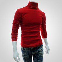 마켓A 남성용 폴라 베이직 티셔츠