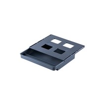 앤티스 접착식 각도조절 언더데스크 서랍 대형 1p, 블루, 1단