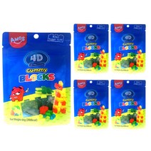 아모스 4D 구미블록, 5개, 64g
