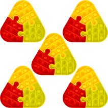 푸쉬 팝 퍼즐 삼각 PushPop9739 5p, 혼합색상
