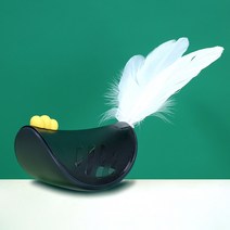 파스텔펫 고양이 꼬꼬 오뚝이 노즈워크 장난감, 1개, 블랙