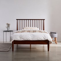 동서가구 로맨틱 스칸딕 원목 침대 방문설치, 월넛