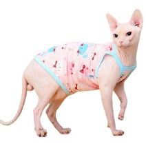 고양이 쿨캣 민소매 레쉬가드 SP531, 리본토끼