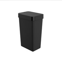 프라템 플랫 원터치 사각 휴지통 20L, 블랙, 1개