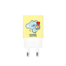 라인프렌즈 BT21 듀얼 고속 충전 USB C타입 어댑터 PD 3.0 20W, KOYA, 1개