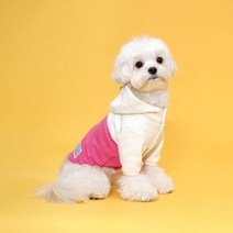 플로트 아노락 반려동물 후드, 화이트핑크