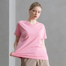 뒤란 여성용 브라 프리 캡일체형 노브라 티셔츠 DTF2S-3037