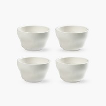 시라쿠스 뉴욕 백지 미니볼 9.5cm, 화이트, 4개